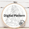 close-up-cross-stitch-picture-wolf-spear