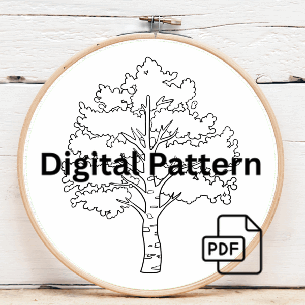 embroidery-tree-yellow-leaves-white-cloth