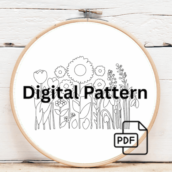 embroidery-variety-flowers-white-cloth