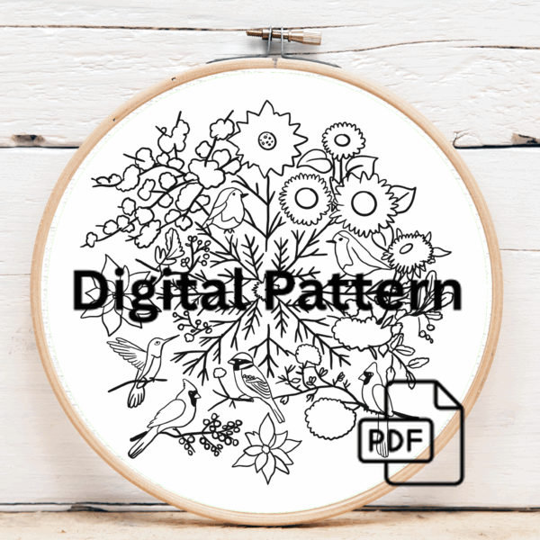 embroidery-circular-design-birds-flowers-black-background