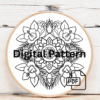 embroidery-colorful-flower-design-hoop-hanging-wall