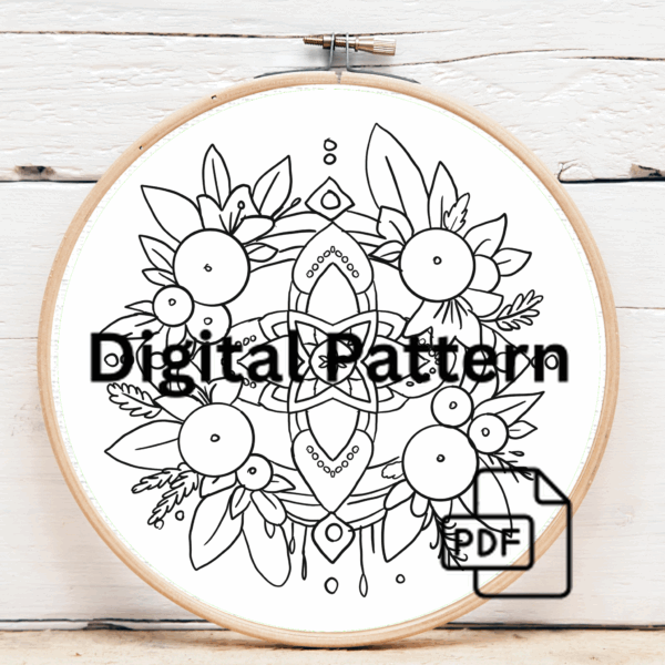 embroidery-floral-design-hoop-hanging-wall-3