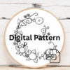 embroidery-floral-design-hoop-wooden-frame