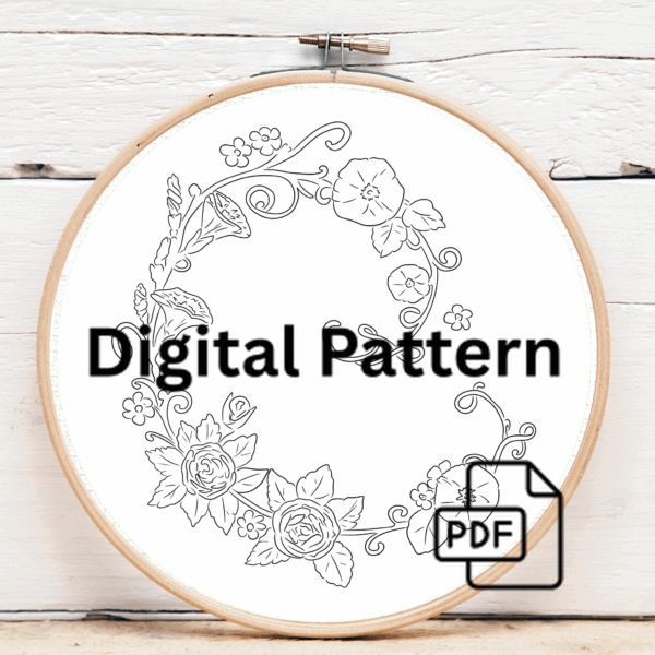 embroidery-floral-design-hoop-wooden-frame-2
