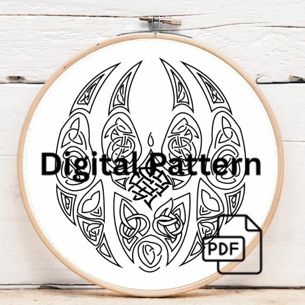 close-up-cross-stitched-picture-bat