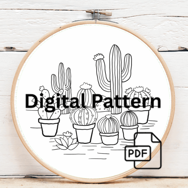 close-up-cross-stitched-picture-cactus-plant