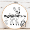 close-up-cross-stitched-picture-deer