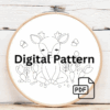 close-up-cross-stitched-picture-deer-field
