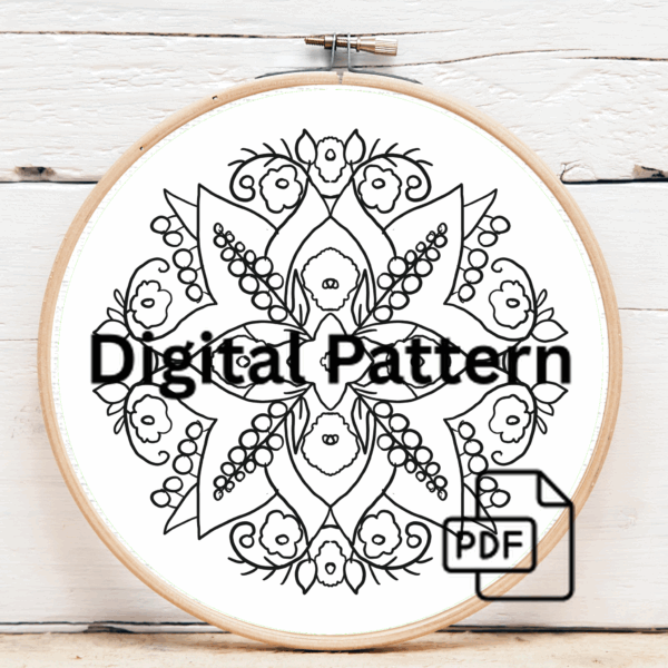 close-up-cross-stitched-picture-flower